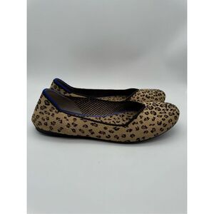 Rothy’s Women Size 10 Shoe Ballet Leopard Animal Print Round Toe‎ Flat Slip On